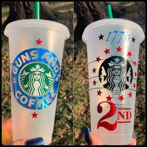 2A Guns and Coffee  1776 Starbucks cup